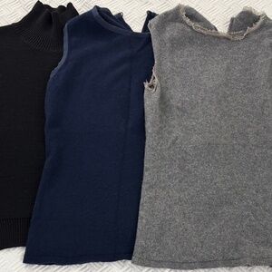 Bundle 3 Sleeveless Tahari lightweight sweaters